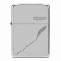 Zippo Armor Sterling Silver I Love You Forever - STCR12