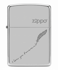 Zippo Armor Sterling Silver I Love You Forever - STCR12