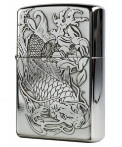 Zippo Armor Sterling Silver Koi Fish - STCR09