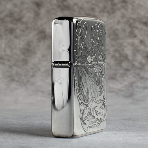 Zippo Armor Sterling Silver Koi Fish - STCR09 - Hình ảnh 7