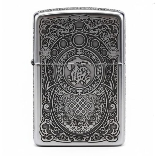 Zippo Armor Sterling Silver Lucky Pixiu - STCR07 - Hình ảnh 4