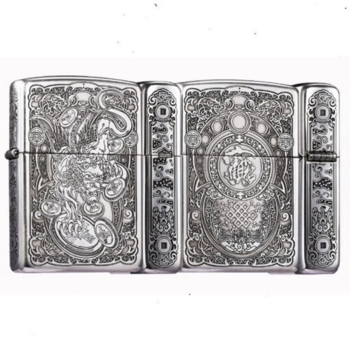 Zippo Armor Sterling Silver Lucky Pixiu - STCR07 - Hình ảnh 7