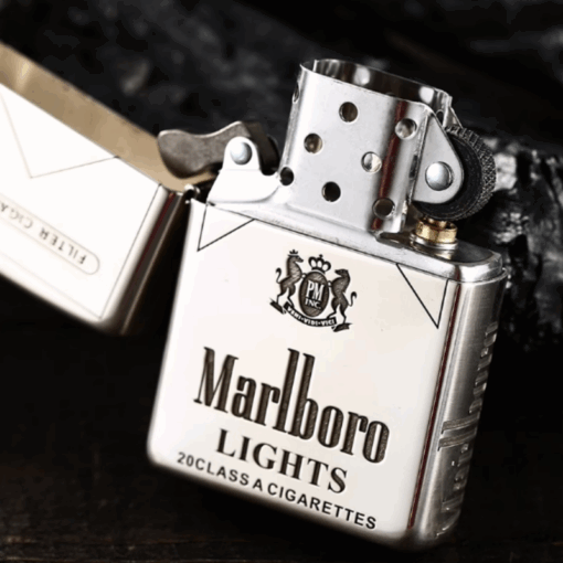 Zippo Armor Sterling Silver Marlboro Patterns - STCR10 - Hình ảnh 4