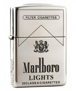 Zippo Armor Sterling Silver Marlboro Patterns - STCR10
