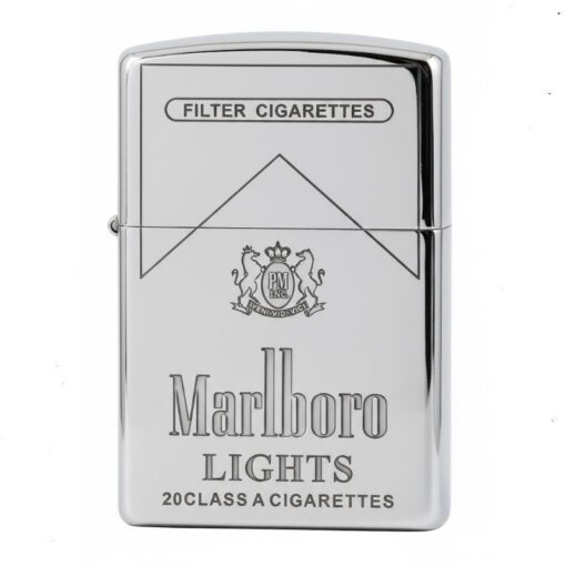 Zippo Armor Sterling Silver Marlboro Patterns - STCR10 - Hình ảnh 2