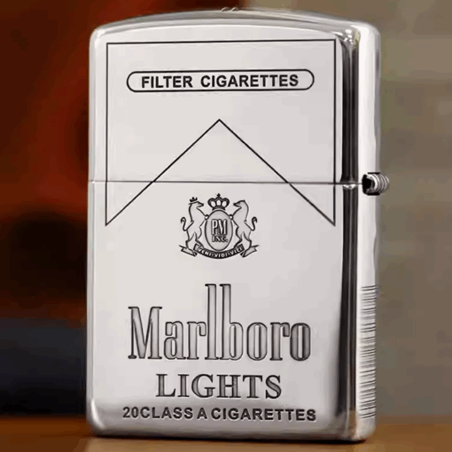 Zippo Armor Sterling Silver Marlboro Patterns - STCR10 - Hình ảnh 5