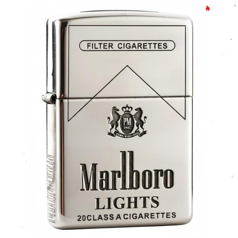 Zippo Armor Sterling Silver Marlboro Patterns - STCR10