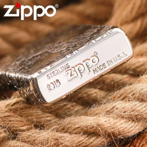 Zippo Armor Sterling Silver Peony Patterns - STCR13 - Hình ảnh 5