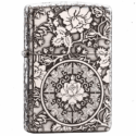 Zippo Armor Sterling Silver Peony Patterns - STCR13