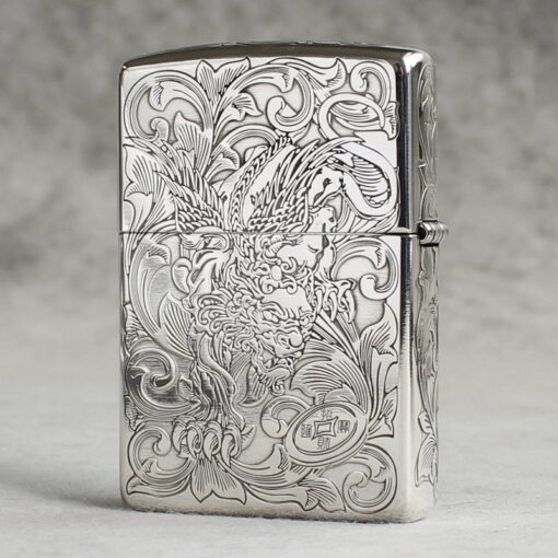 Zippo Armor Sterling Silver Pixiu Design - STCR14 - Hình ảnh 4