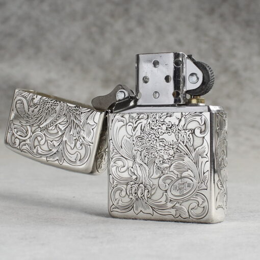 Zippo Armor Sterling Silver Pixiu Design - STCR14 - Hình ảnh 6