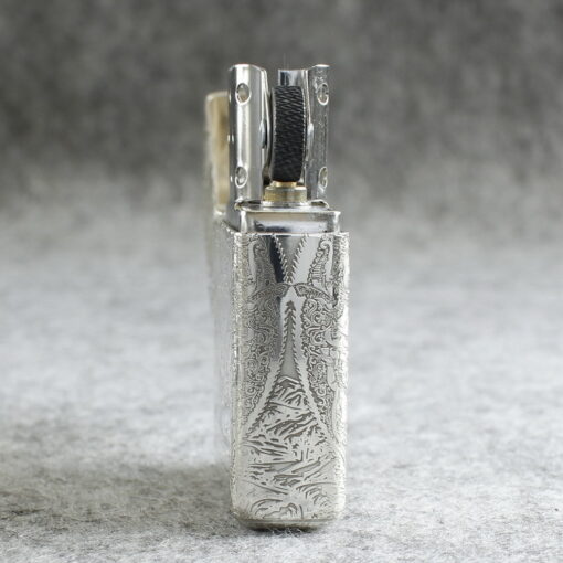 Zippo Armor Sterling Silver White Tara Bodhisattva on Lotus - STCR15 - Hình ảnh 8