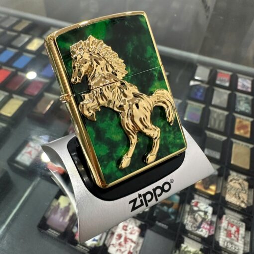 Zippo Year of the Horse 2026 Gold Plating Asia Limited Edition - CZA-3-28 - Hình ảnh 9