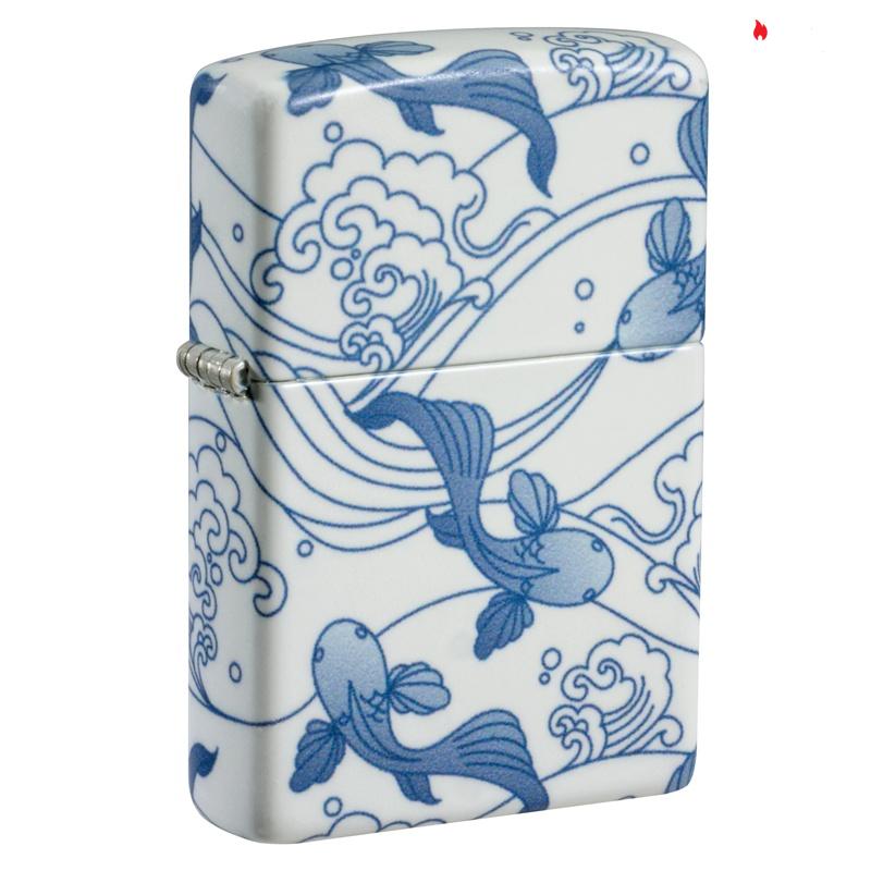 Zippo Porcelain Koi 540 Color - 46948