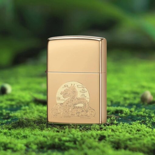 Zippo Moon Dragon High Polish Brass - 47147 - Hình ảnh 8