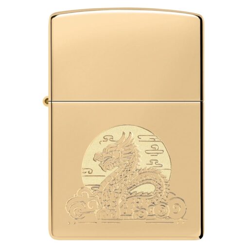 Zippo Moon Dragon High Polish Brass - 47147 - Hình ảnh 3