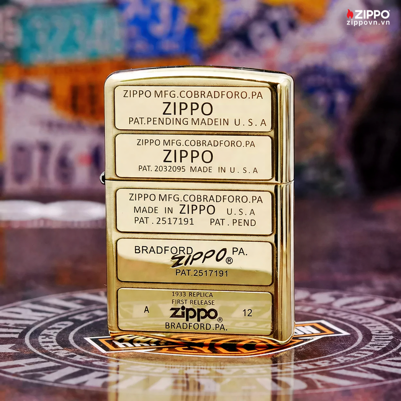 Zippo Armor Brass Bottom Stamp - BRC57