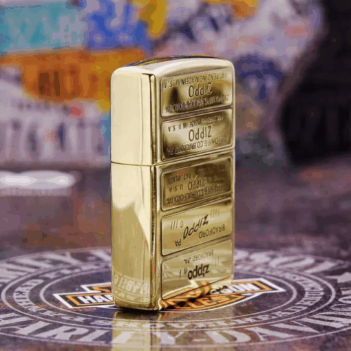 Zippo Armor Brass Bottom Stamp - BRC57 - Hình ảnh 5