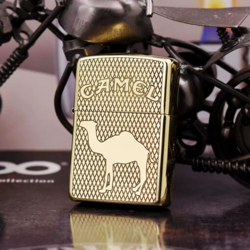 Zippo Armor Brass Camel Cigarette Pattern - BRC76 - Hình ảnh 3