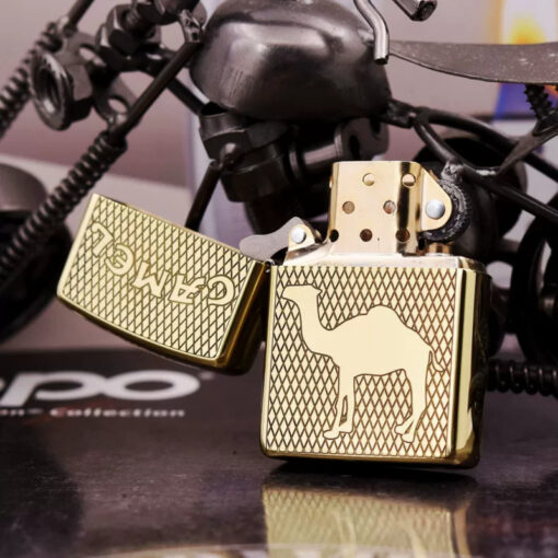 Zippo Armor Brass Camel Cigarette Pattern - BRC76 - Hình ảnh 2