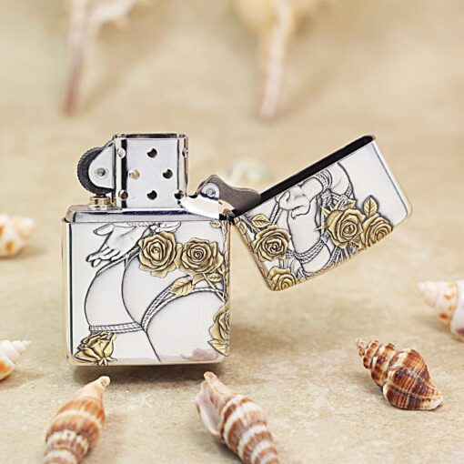 Zippo Golden Roses and Secret Lady - OD29 - Hình ảnh 4