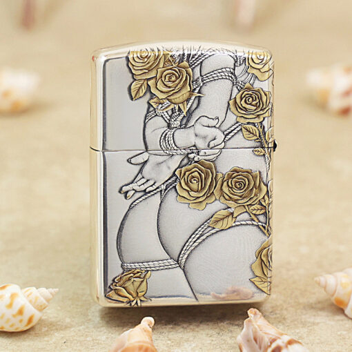 Zippo Golden Roses and Secret Lady - OD29 - Hình ảnh 2