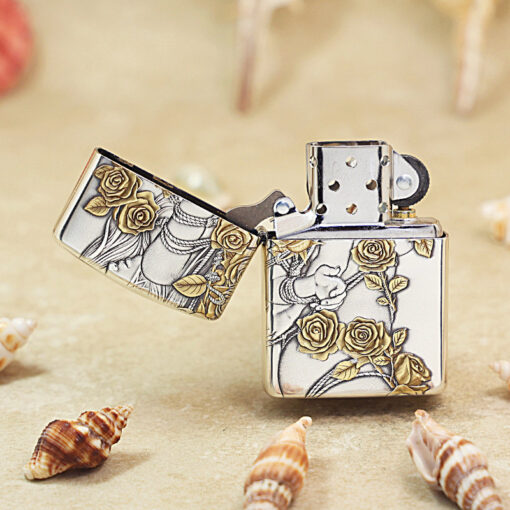 Zippo Golden Roses and Secret Lady - OD29 - Hình ảnh 3
