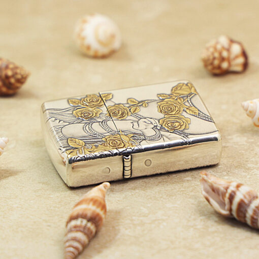 Zippo Golden Roses and Secret Lady - OD29 - Hình ảnh 5