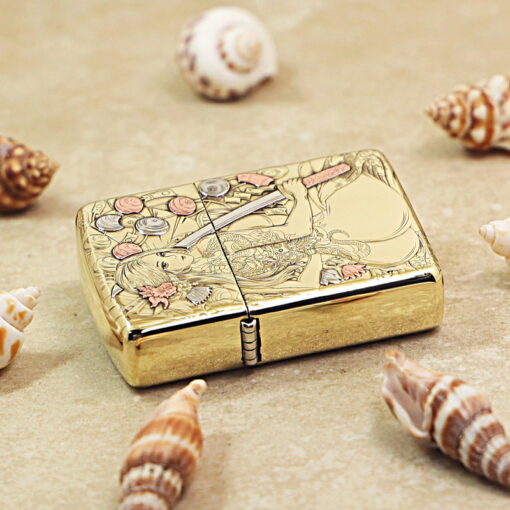 Zippo Geisha with Sword and Tattoo Design - OD35 - Hình ảnh 5