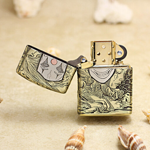 Zippo Engraved Mask Life Clown Design - OD61 - Hình ảnh 3