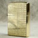 Zippo Armor Bottom Stamp Comparison Chart - BRC62