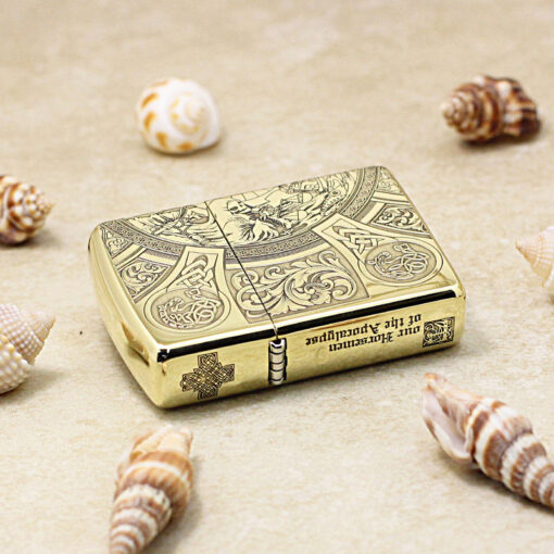 Zippo Armor Brass Apocalypse Knight - BRC51 - Hình ảnh 5