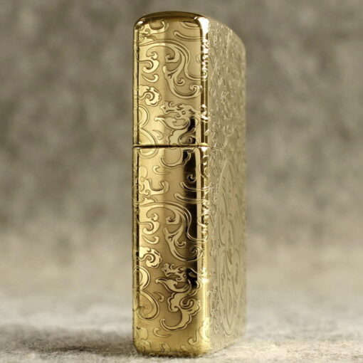 Zippo Armor Brass Auspicious Clouds Guanyin - BRC90 - Hình ảnh 6