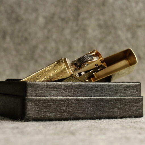 Zippo Armor Brass Auspicious Clouds Guanyin - BRC90 - Hình ảnh 7