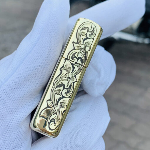 Zippo Armor Brass Carp Pattern - BRC73 - Hình ảnh 3
