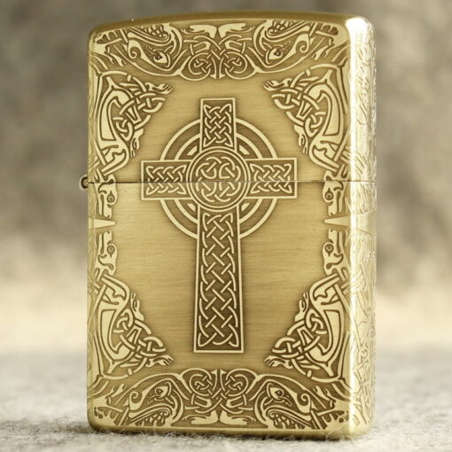 Zippo Armor Brass Celtic Cross - BRC65 - Hình ảnh 9