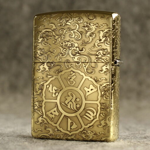 Zippo Armor Brass Cloud and Buddha Symbol- BRC92 - Hình ảnh 2