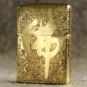 Zippo Armor Brass Cloud and Buddha Symbol- BRC92