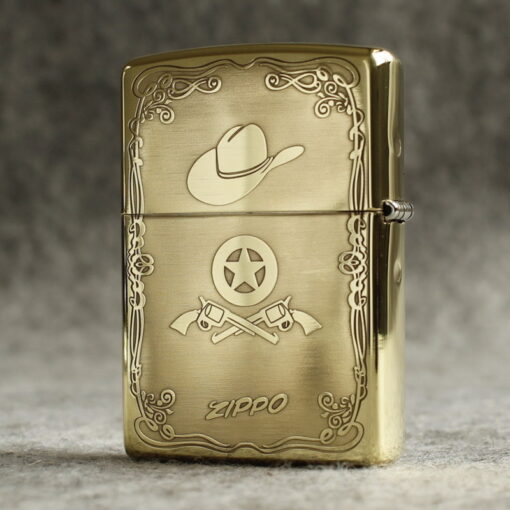 Zippo Armor Brass Cowgirl - BRC60 - Hình ảnh 2