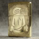 Zippo Armor Brass Cowgirl - BRC60