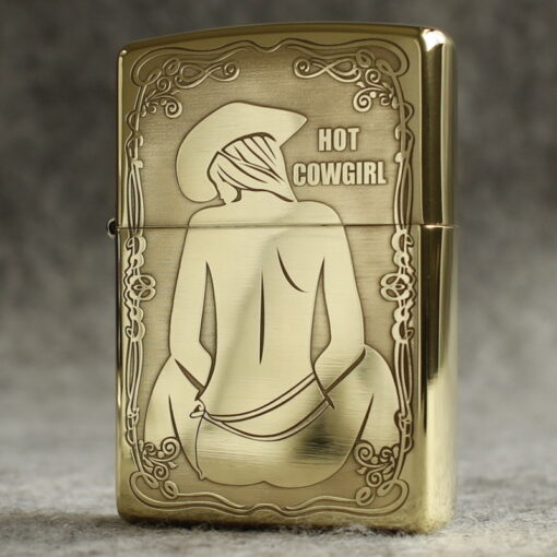 Zippo Armor Brass Cowgirl - BRC60 - Hình ảnh 7