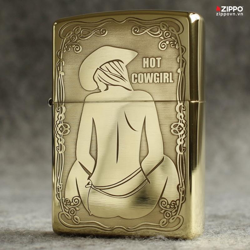 Zippo Armor Brass Cowgirl - BRC60