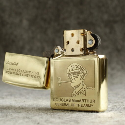 Zippo Armor Brass Douglas MacArthur - BRC93 - Hình ảnh 3