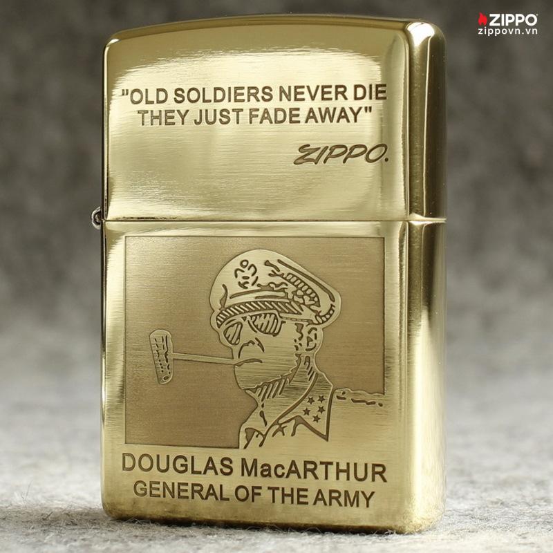 Zippo Armor Brass Douglas MacArthur - BRC93