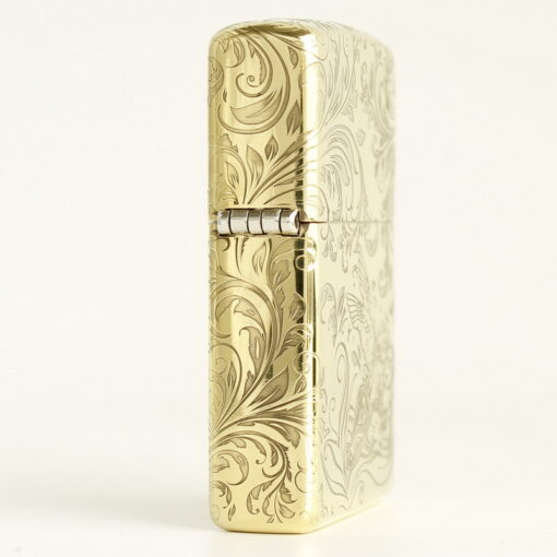 Zippo Armor Brass Floral Pattern and Fairy- BRC56 - Hình ảnh 3