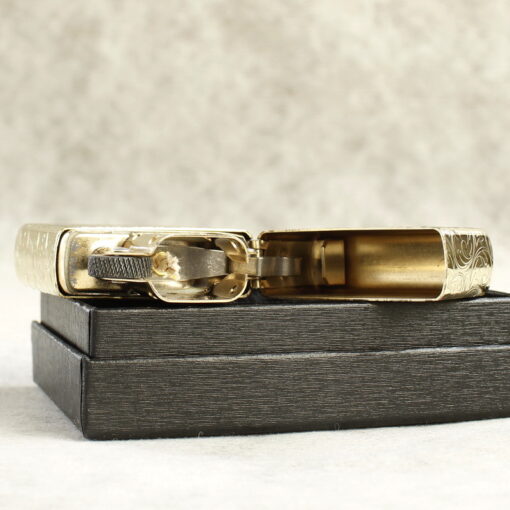 Zippo Armor Brass Floral Pattern with MD Logo - BRC95 - Hình ảnh 7