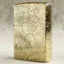 Zippo Armor Brass Floral Patterns - BRC97