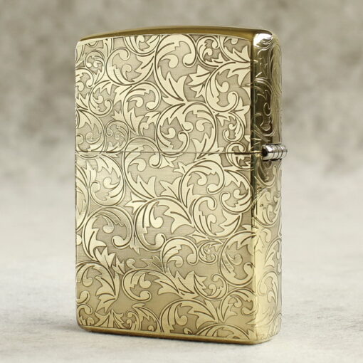 Zippo Armor Brass Floral Patterns - BRC97 - Hình ảnh 2