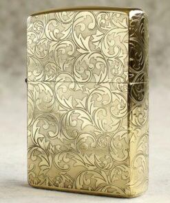 Zippo Armor Brass Floral Patterns - BRC97