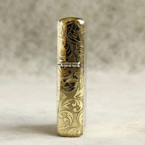 Zippo Armor Brass Floral Patterns - BRC97 - Hình ảnh 7